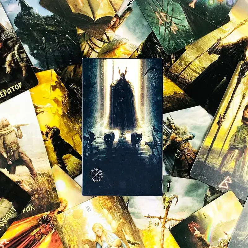 New Russian Version Tarot Cards Family Gathering Cards Game Mysterious Divination Board Game Halloween and Christmas Gifts — image 3