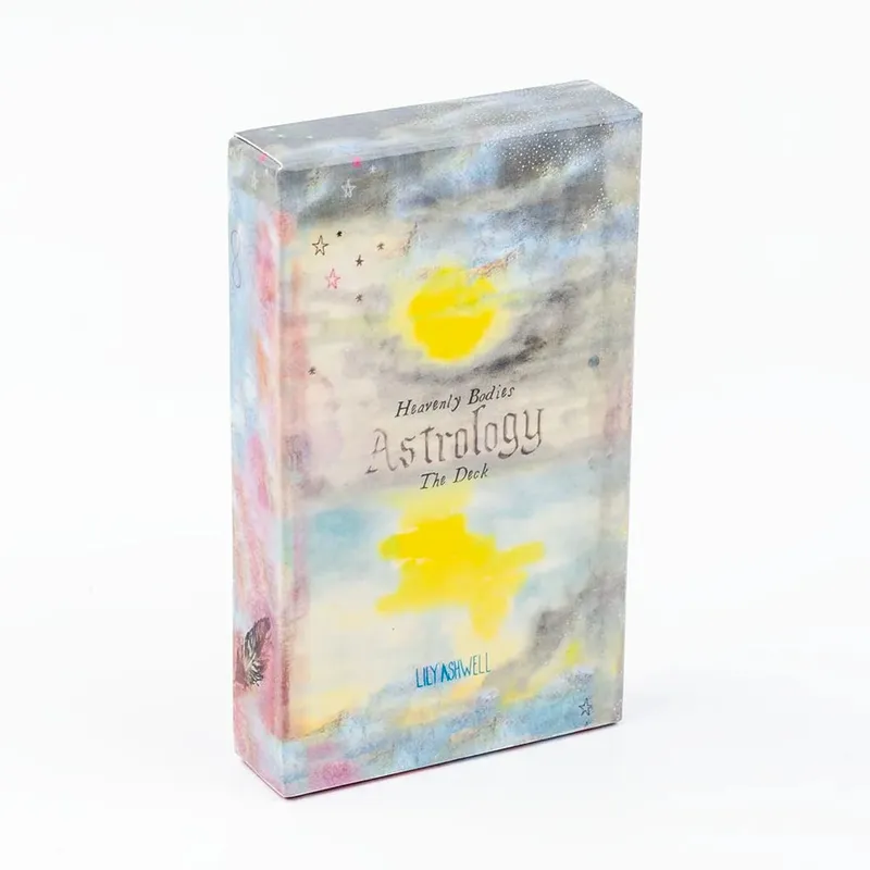 Corpos celestiais 51 peças baralho de cartas astrologia oracle para adivinhação do destino e adivinhação 10.4x6.1cm jogo de tabuleiro para festa divertida — image 1
