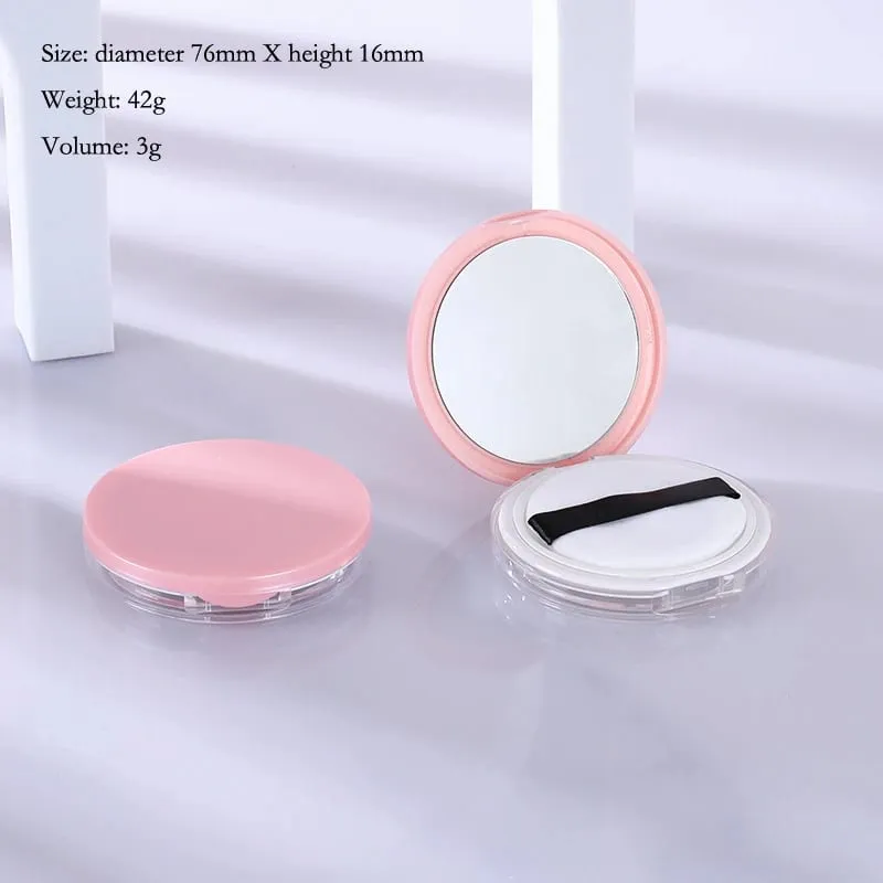 10 Pieces Combo Sale Price For Super Ultra-thin 5g Makeup Packaging Loose Powder Setting Powder Case With Puff — image 9