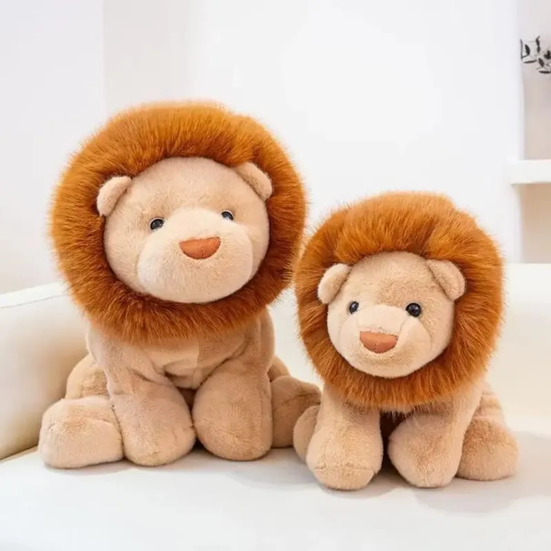 New Design Soft Lion Animal Pillow Emotional Support Cute 15.8inch Pillow — image 5