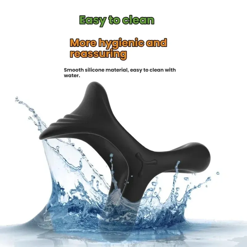 Bondage Penis Ring Sleeve Silicone Chastity Cage Cockring Sex Toy Fors Men Gay Delay Ejaculation Strong Erection Penis Extender — image 4