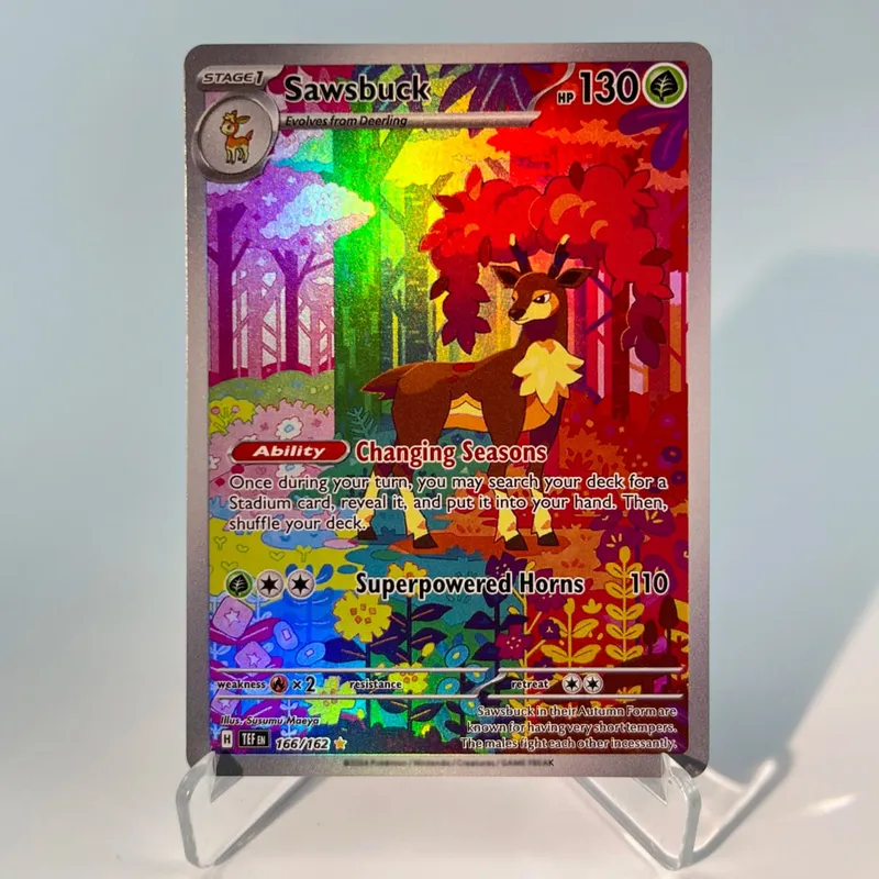 Pokémon 151 PKM Cards PTCG3-D Bulbasaur Squirt Rainbow Gengar ex Holographic Ex GX Rare Collection Battle Toys Gifts for Hobbies — image 28