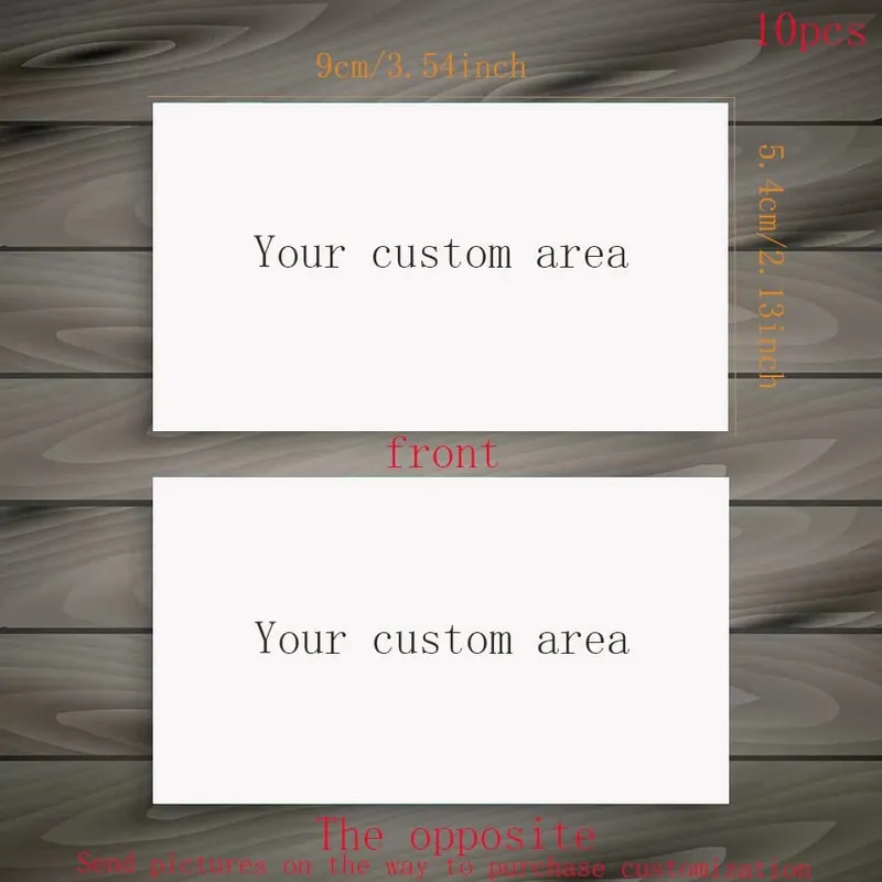 10-200pcs Customized Premium Business Cards High Quality Printed Invitation Cards Greeting Cards Postcards Personalized Gifts