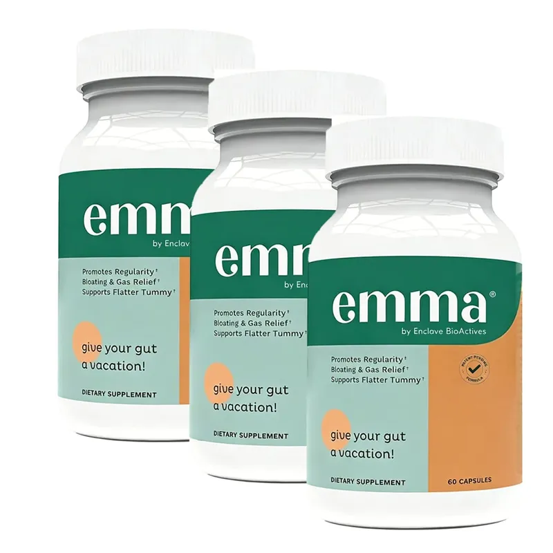 Suplemento de alívio da saúde intestinal suporta intestino permeável e sistema digestivo, alivia constipação, inchaço e gases 60 cápsulas — image 9