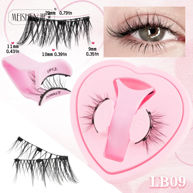 Magnetic Eyelashes 1Pcs No Glue Needed Reusable Natural Look 3D Lashes Easy Apply Soft Magnetic Lashes Kit for Eye Makeup — image 24
