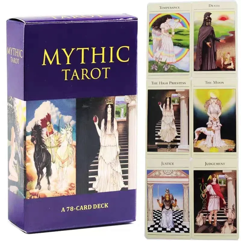 Mythic Tarot Deck 78 Cards New Greek Mythology Tarot Cards English Divination Oracle Cards Fortune Telling Board Game — image 3
