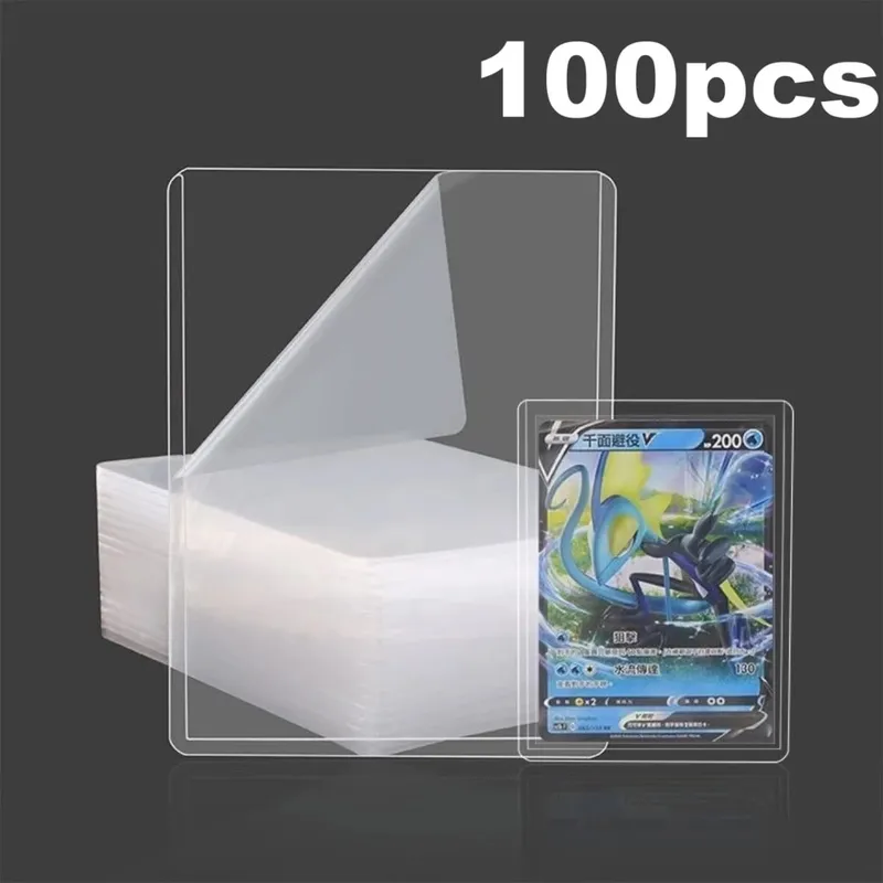 25-100pcs 3" x 4" Hard Card Sleeve Clear Anti Scratch Protector For Pokemon Game Baseball Sports Card Trading Protect Toploaders — image 10
