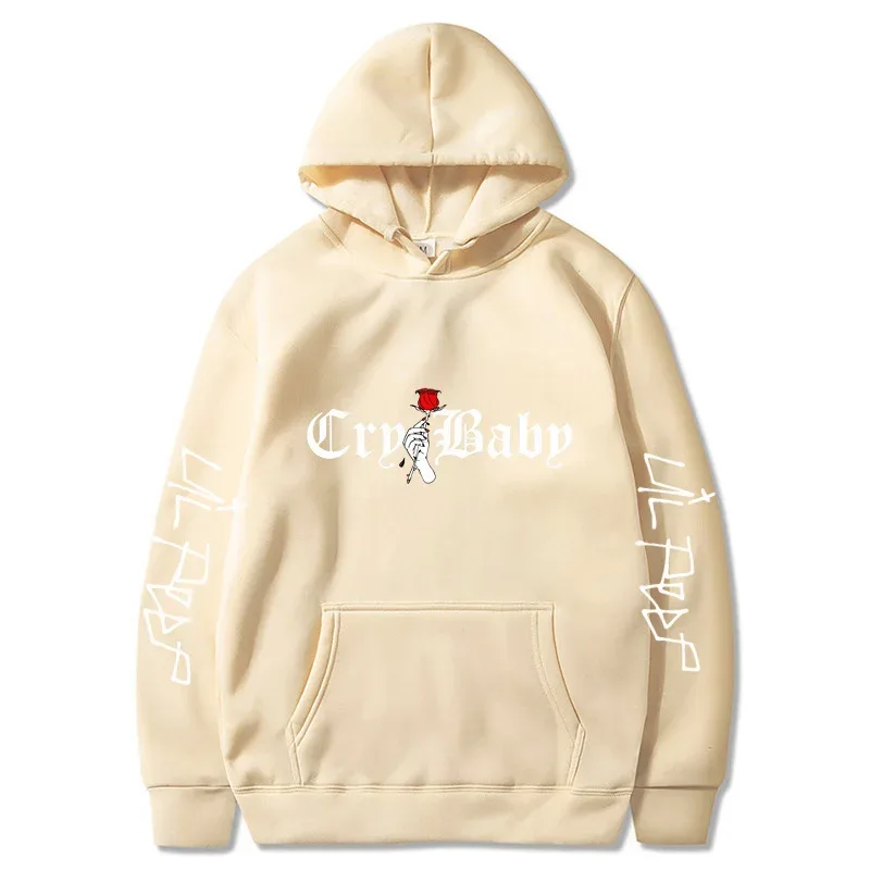 Men's Lil Peep Hoodie – Emo Rap Fan Pullover with "Lil Peep" Sleeve Text – Cozy Unisex Streetwear for Concerts casual Wear — image 17