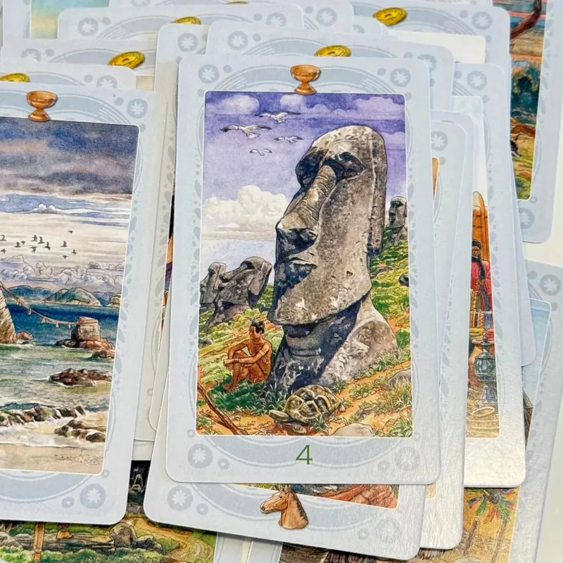 Russian Version Таро священных мест A 78 Tarot Card Party Prophecy Divination Board Game — image 2