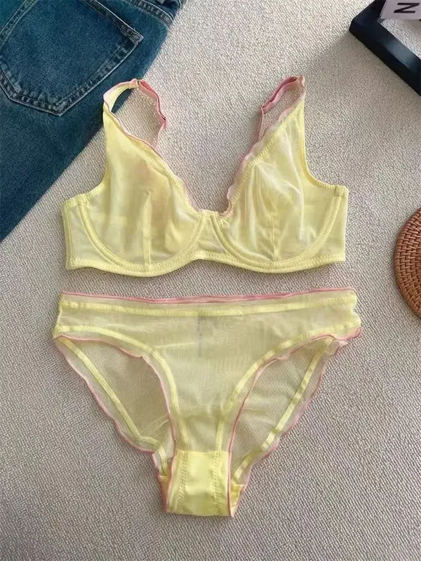 Full Coverage Minimiser Bra for Large Bust Ultra Thin Seamless Wireless Lift & Support Anti Sag Set BANERDANNI S-2XL 32-40 ABC