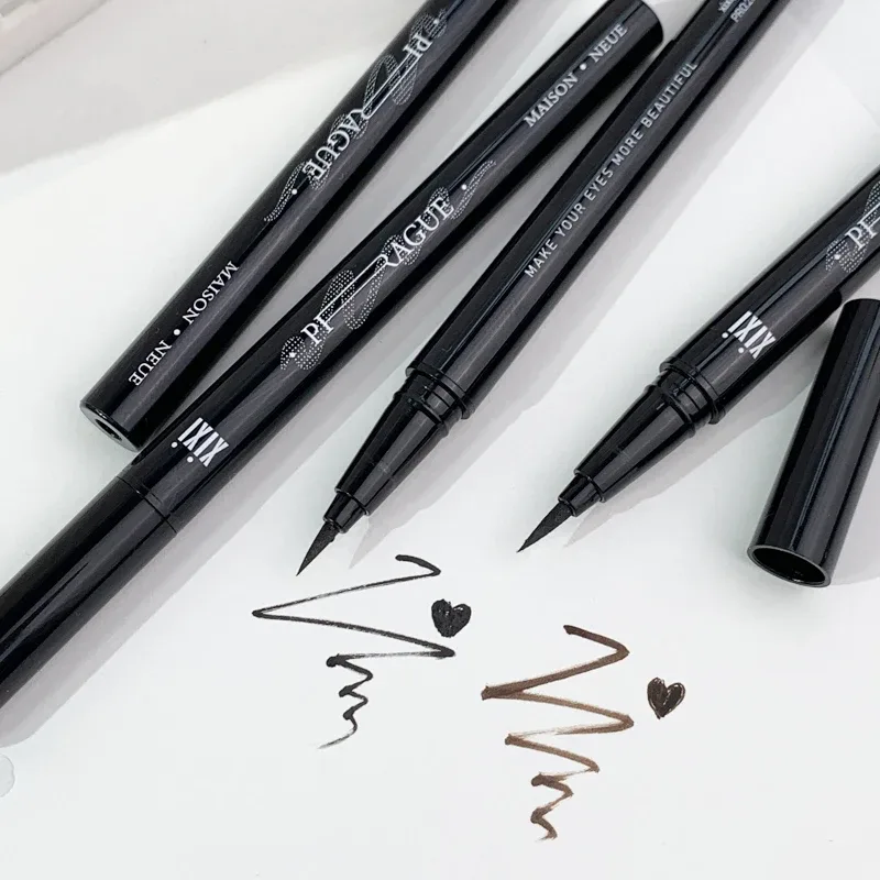 2 Colors Eye Makeup Liquid Eyeliner Long Lasting Waterproof and Non Fading Beauty Make Up Tools Quick Dry Non Halo Dye Eyeliner — image 6
