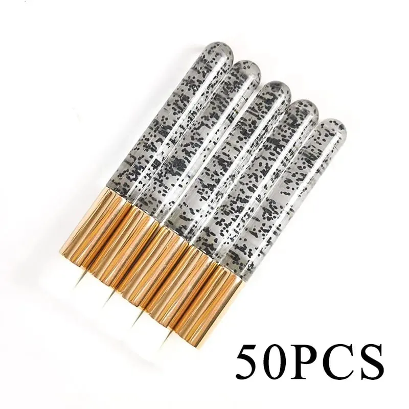 Wholesale 30/50pcs Eyelash Cleaning Brushes for Extensions Glitter Lash Shampoo Brush Nose Pore Cleansing Makeup — image 9
