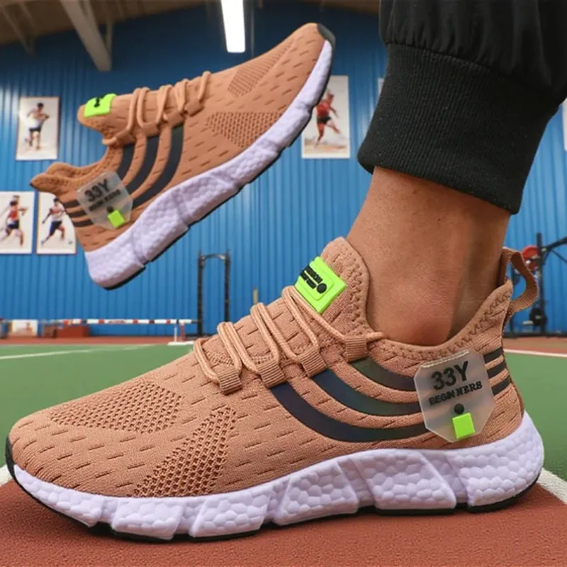 Men's Mesh Sneakers Lightweight Comfortable Soft Breathable Running Shoes Athletic Jogging Tenis Multi Colored Walking Shoes Men — image 3