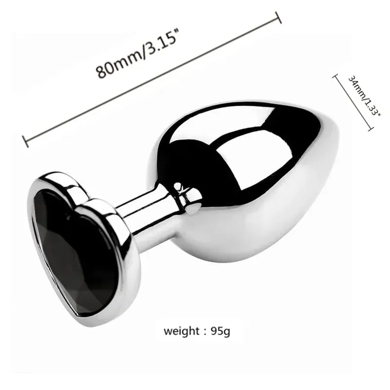 S/M/L Metal Anal Plug Butt Plug Sex Toy Butt Toy for Women Men Couples Gay Adult Game Masturbator Anal Diamond Sex Shop — image 17