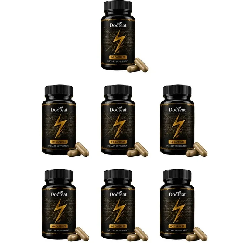 Docteat Men's Energy & Vitality Capsules with B6 D3 Zinc Ashwagandha L-Citrulline Panax Ginseng Daily Support 60 Capsules — image 13