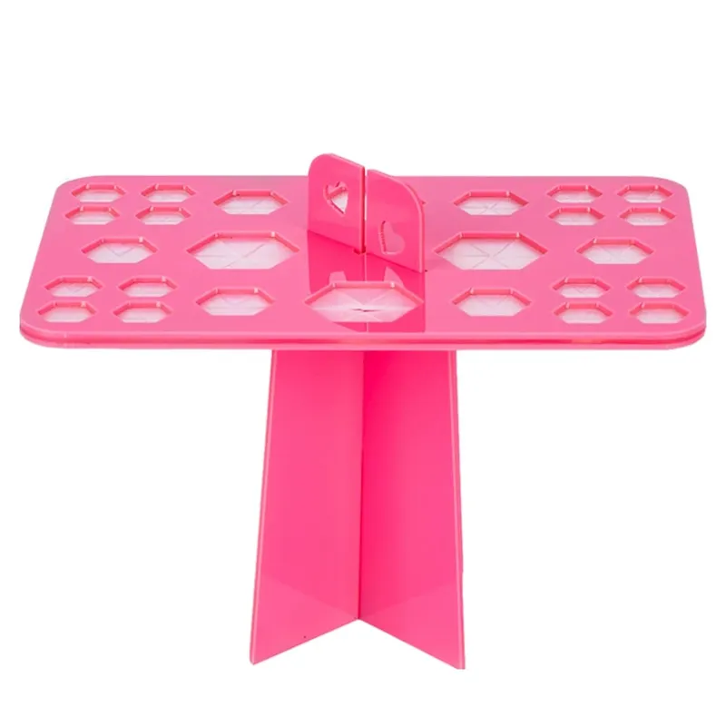 14/26/28 Holes Stand Makeup Brush Organizer Stand Tree Dry Brush Holder Brushes Accessories Comestic Brushes Aside Hang Tool — image 10