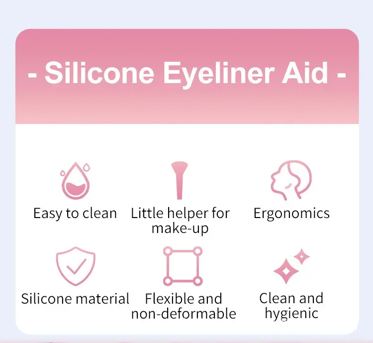 New Beginner-Friendly Multifunctional Makeup Eyeliner Assistance & Lash Stamp Tool with Positioning Silicone Eyeliner Guide — image 5