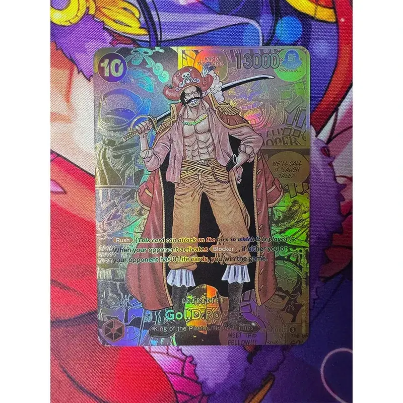 ONE PIECE Roronoa Zoro Monkey D. Luffy DIY Hjemmelavet samlingskort engelsk japansk version Legetøj Julefødselsdagsgave — image 5