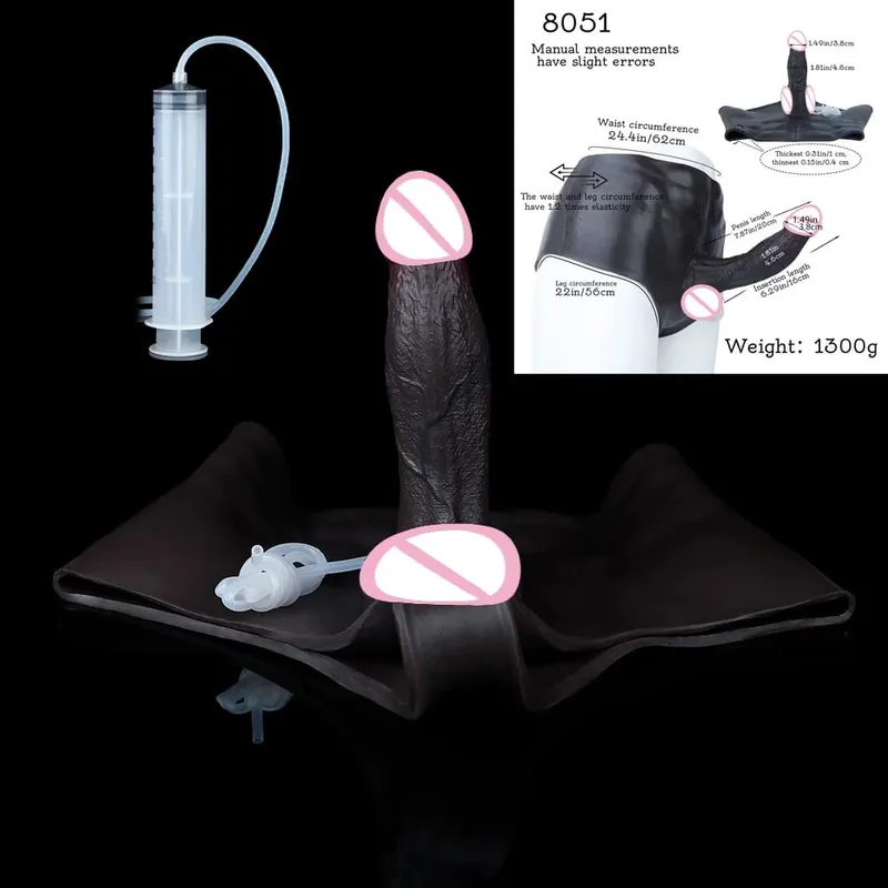 Silicone Anal Plug Squirting Dildo Panties With Abdominal Muscles Solid Penis Vaginal Anal Masturbator Sex Toy For Female — image 12