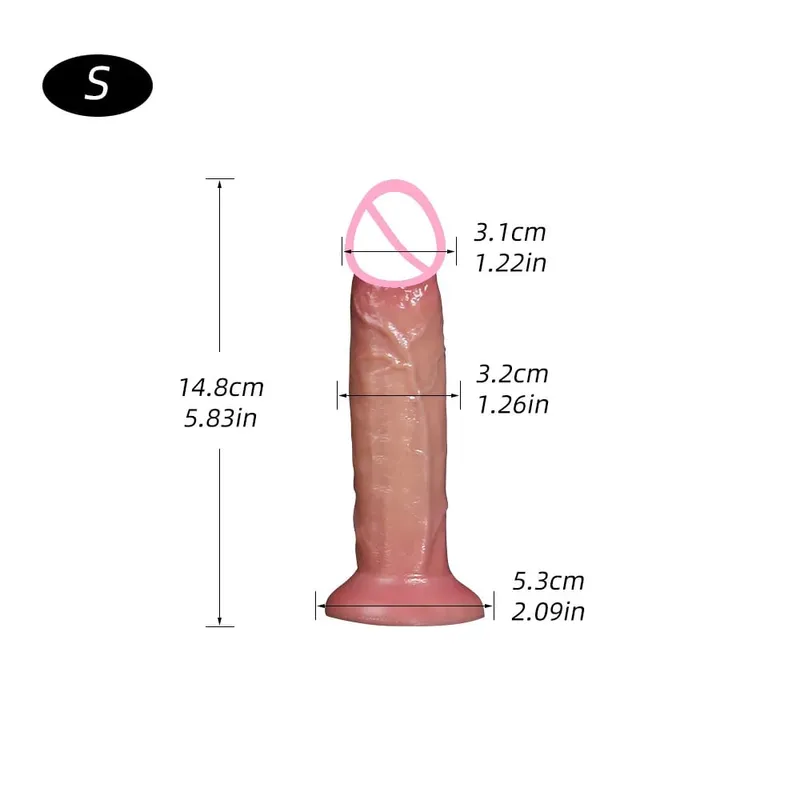 Wearable Realistic Strapon Dildo Sex Toys for Women Fake Dick Anal Penis Thick Butt Plug Vagina Masturbator Adult Cock Dick — image 10
