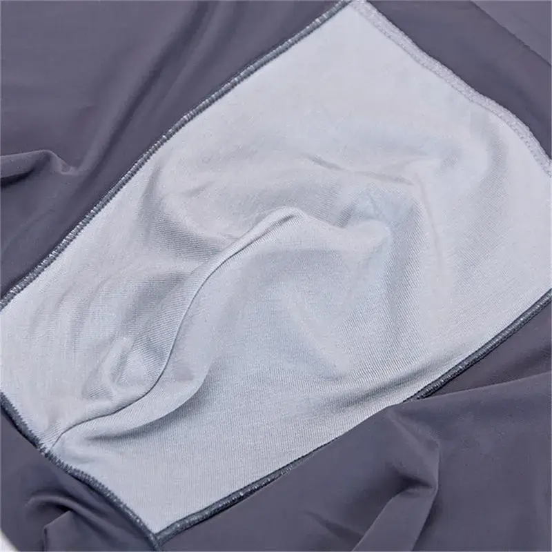 Celana Dalam Pria Warna Solid Pria Boxer Sutra Es Mulus Pakaian Dalam Seksi Ultratipis Celana Pendek Bagasi Keren Musim Panas — image 15