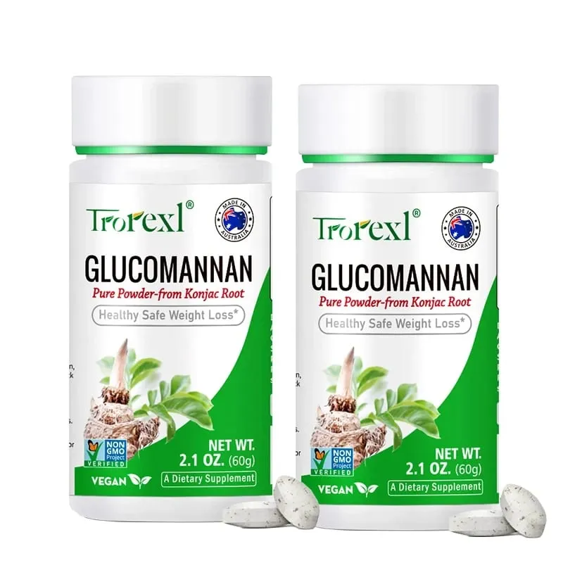 100PCS Glucomannan Powder Pagbaba ng Timbang| Vegan at Vegetarian | Non-GMO Gluten Free — image 6