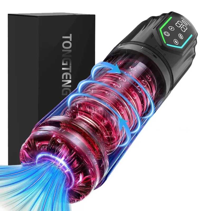 Automatic Male Masturbator 7 Rotating Licking Modes Mastubator Cup Electric Pocket Pussy Penis Sex Toy For Men Adult Supplies — image 1
