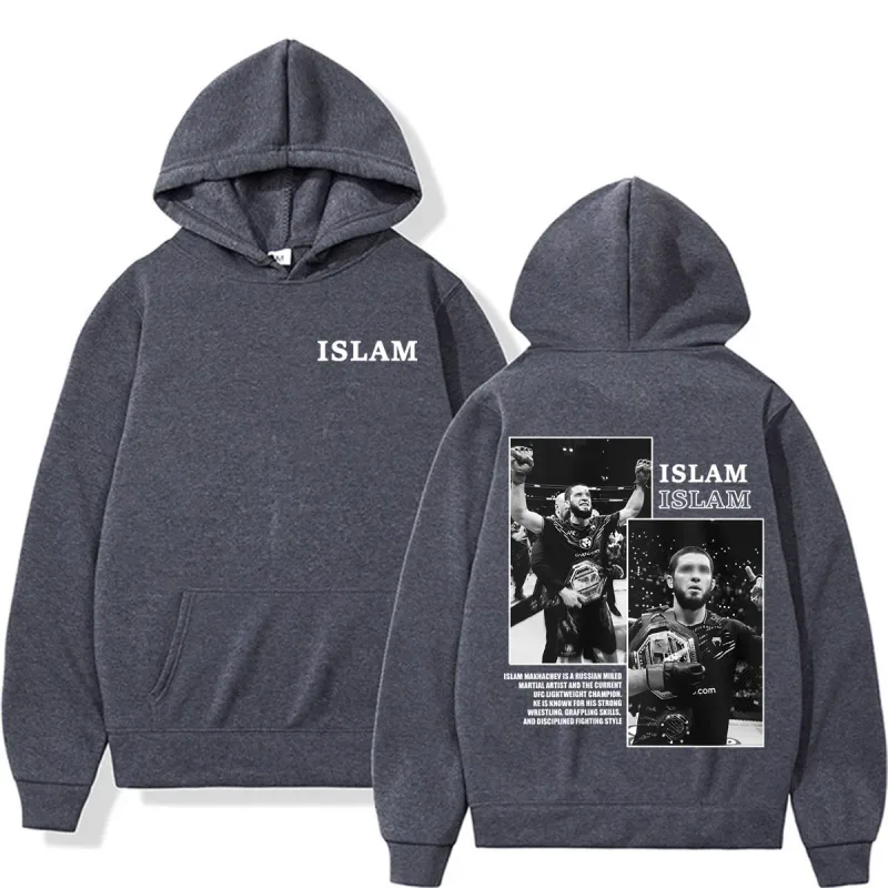 Dagestan Russian Islam Makhachev Cover Hoodie Men's Fashion Violence Aesthetic Sweatshirt Casual High Quality Hoodies Streetwear — image 4