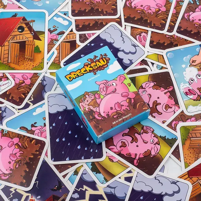 Best Selling Kid Gifts Party Cards Drecksau Cards Board Game 10.7*7.6cm New Arrivals — image 6