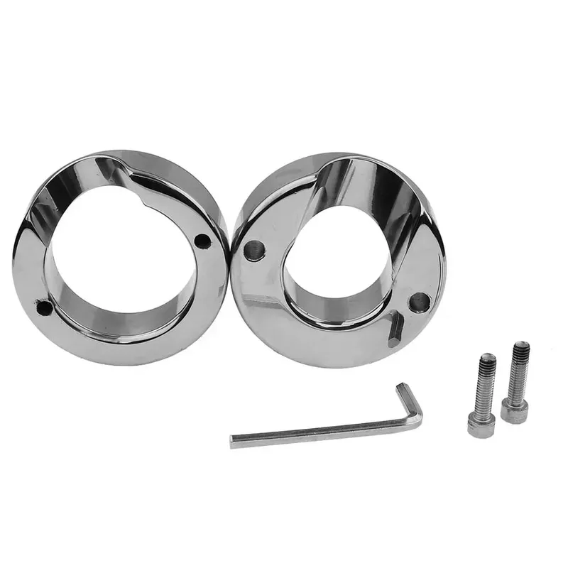 Sex Toys for Men Cock Lock Ring Testis Weight Stretchers Scrotum Pendant Ball Penis Trainer Restraint Stainless Steel Sexy Rings — image 3