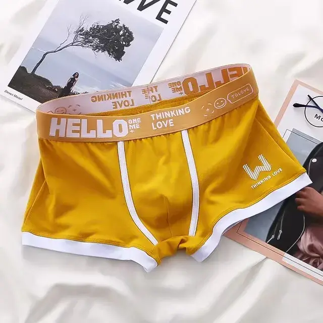 1/4 Pieces Panlalaking Kasuotang Panloob na Cotton Boxer Shorts Panlalaking Kasuotang Panlalaki Boxer Pants Breathable U Convex Panlalaking Underwear Sexy Plus Size — image 16
