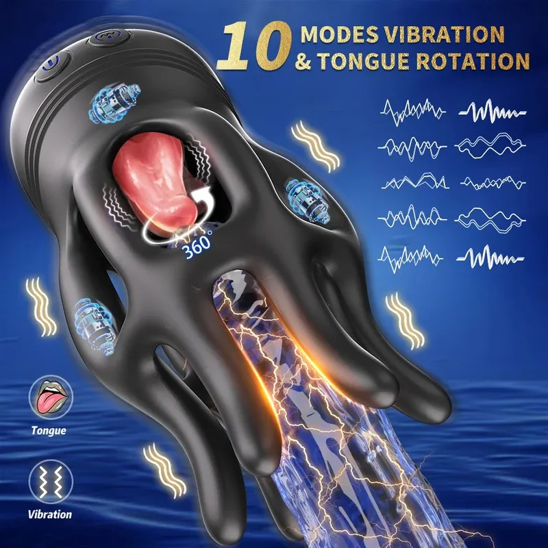 10 Mode ng Penis Delay Trainer Exerciser Glans Stimulater Massager Mens Vibrator Male Masturbator Equipment Mga Laruan na Pang-adulto Para sa Mga Lalaki — image 2