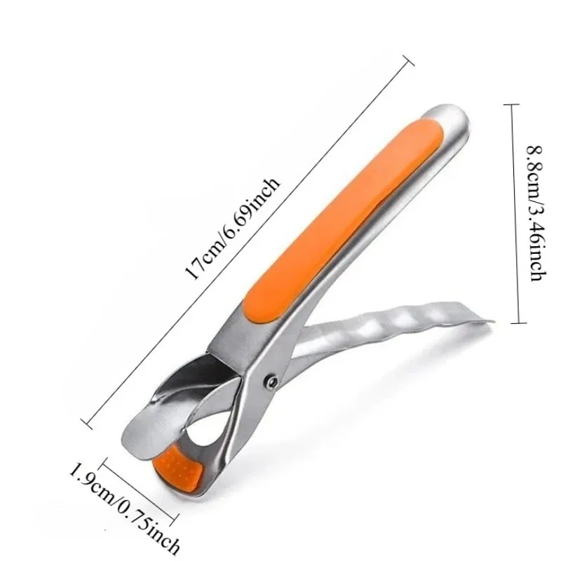 Silicone Non-slip Pot Pan Clip Heat Resistant Dish Gripper for Kitchen Air Fryer Camping