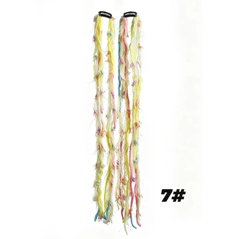 Synthetic Plush Maillard Colored Long Tassel Headband Bohemian Hair Accessory Suitable for Women's Parties — image 11