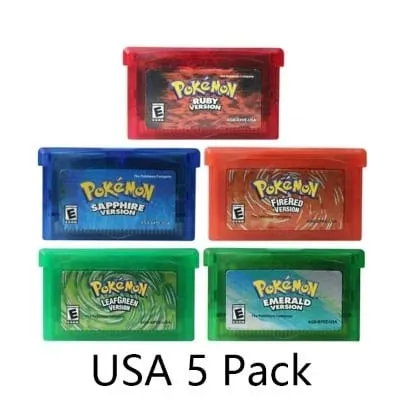 GBA Game Pokemon Series Video Game Cartridge Console Card Pokemon Emerald FireRed Ruby LeafGreen Sapphire Multi-language — image 32