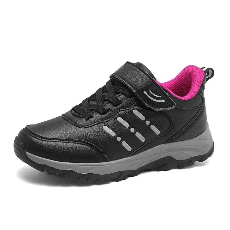Men's Sneakers Waterproof Comfortable Durable Walking Shoes Classic Solid Color Outdoor Camping Casual Shoes Chunky Sneakers — image 10