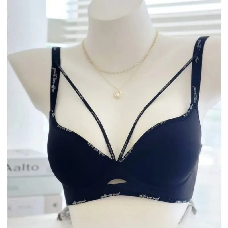 Stylish Leopard Print Seamless Wireless Lingerie Thin Comfortable Gather Small Breast Pretty Breast Shape Casual Wear Soft S-XL — image 3