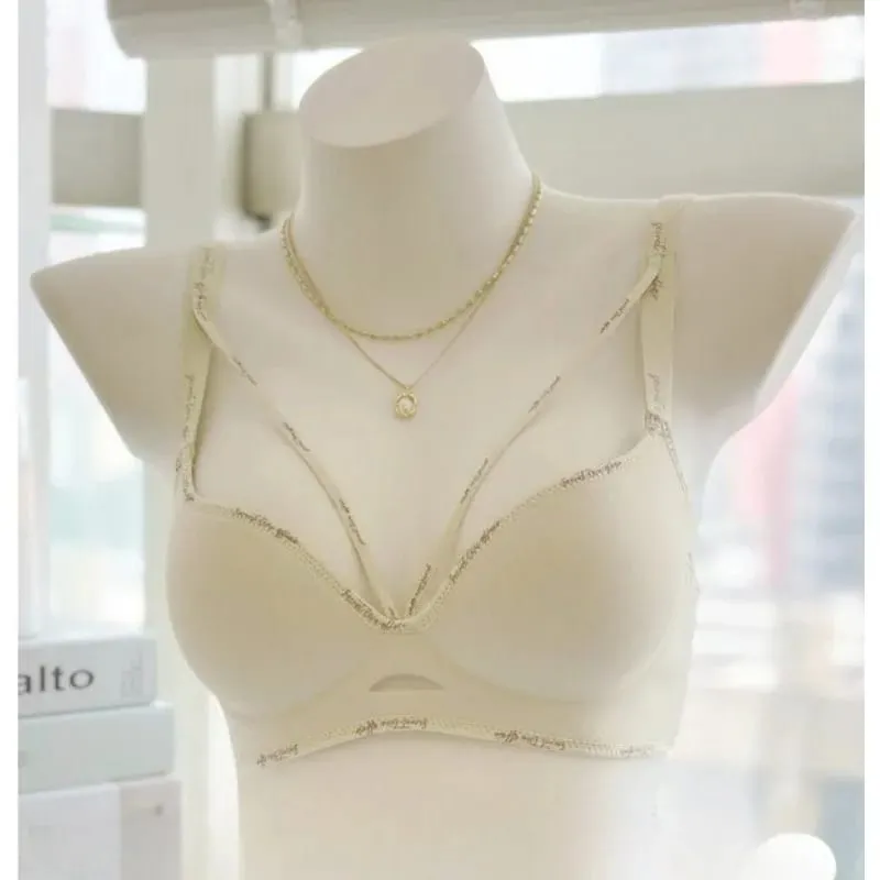 Stylish Leopard Print Seamless Wireless Lingerie Thin Comfortable Gather Small Breast Pretty Breast Shape Casual Wear Soft S-XL — image 7