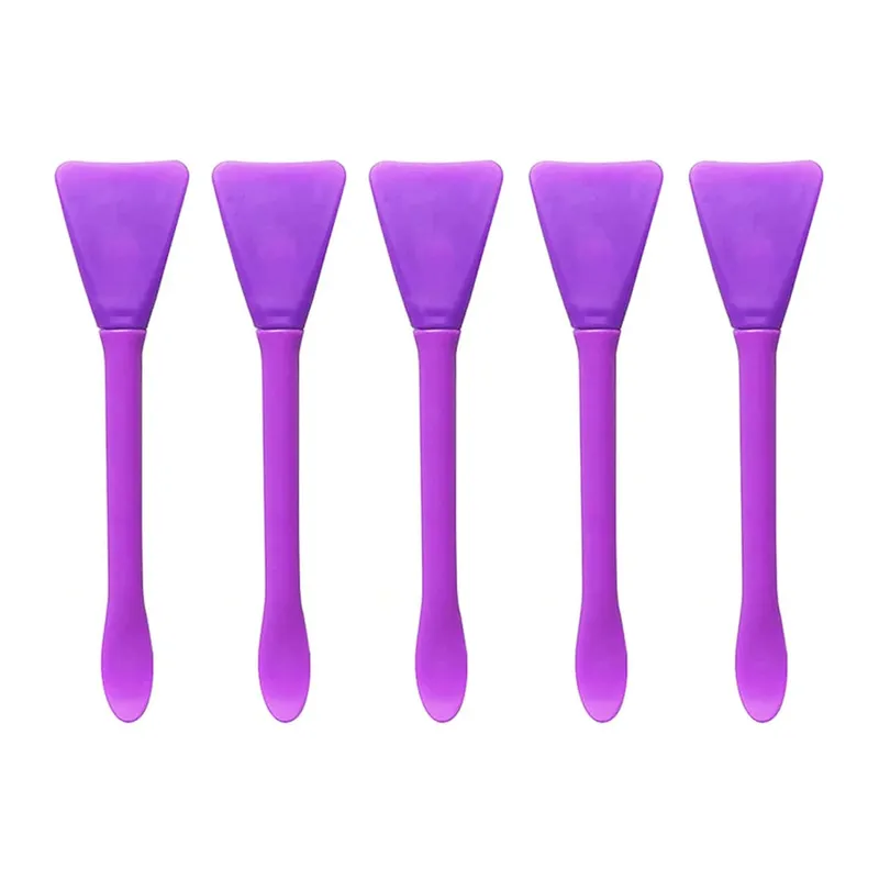 5 pçs silicone máscara facial escovas maquiagem espátula aplicador skincare espátula loção creme facial aplicador spa ferramentas de maquiagem — image 10