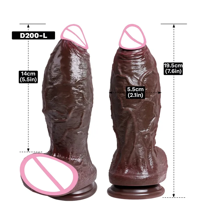 Τεράστια ρεαλιστική Dildo φαντασίας μακρύ πέος Big dick βεντούζα Dildos για γυναίκες Giant XXL πρωκτικά Dildo Sex Toys για Γυναίκες Άντρες Gay — image 9