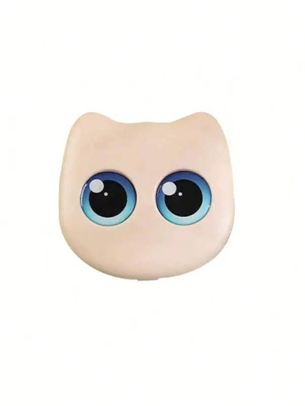 1 Box 6pcs Mini Cute Cat Design Portable Makeup Brush Set - Powder Brush Eyeshadow Brush And Assorted Brushes — image 8
