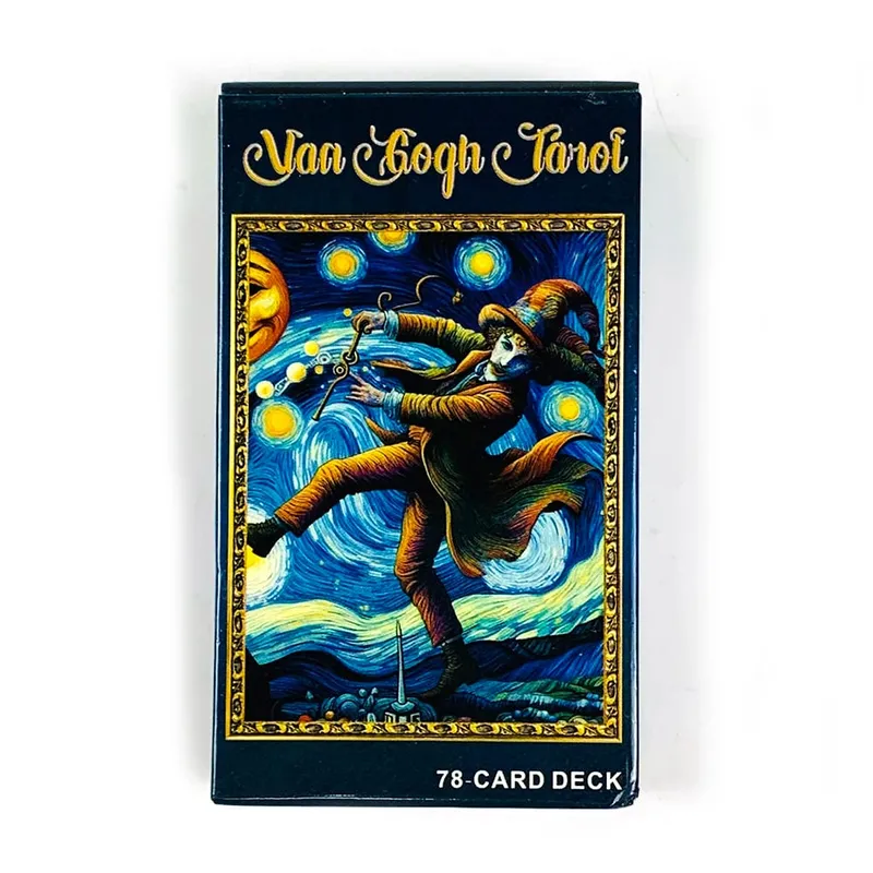 Van Gogh Tarot Cards 78 Post-Impressionist Painting Style Tarot Cards English Version Fortune Telling Divination Board Game Card