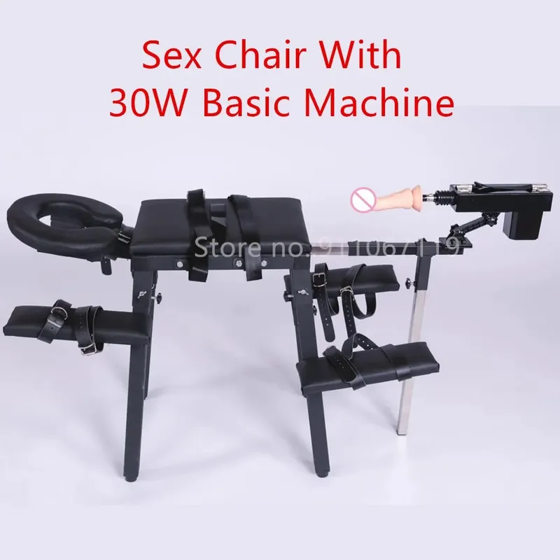Large Sex Furniture With Female Masturbation Machine Vibrator Handcuffs Ankle Cuffs Bondage Gear Sex Toys For Women Men Adults