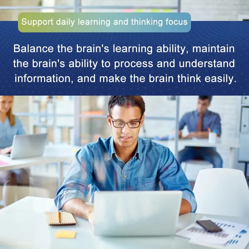 Brain Supplements for Memory and Focus with Bacopa Monnieri Lion's Mane Ginkgo Biloba Mental Clarity & Cognitive Support — image 3