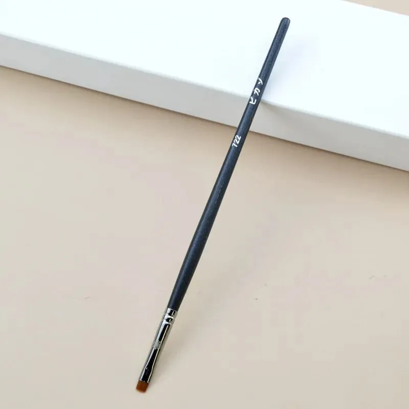1pc Wisch Make-Up Pinsel Flache Eye Liner Make-Up Pinsel Detail Präzision Concealer Pulver kontur highlight künstler kosmetische werkzeuge — image 9