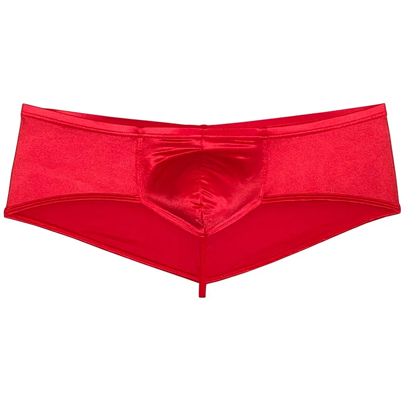 Cuecas masculinas de seda e gelo, tanga atrevida, brilhante, aparência molhada, biquíni, sólido, brilhante, cintura baixa, praia, cuecas de biquíni — image 3