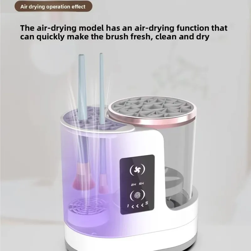 Portable Electric Makeup Brush Washing Machine Touch Timing Panel Fast Clean Air Dry Fit Brushes Desktop Beauty Tool Cleaner — image 4