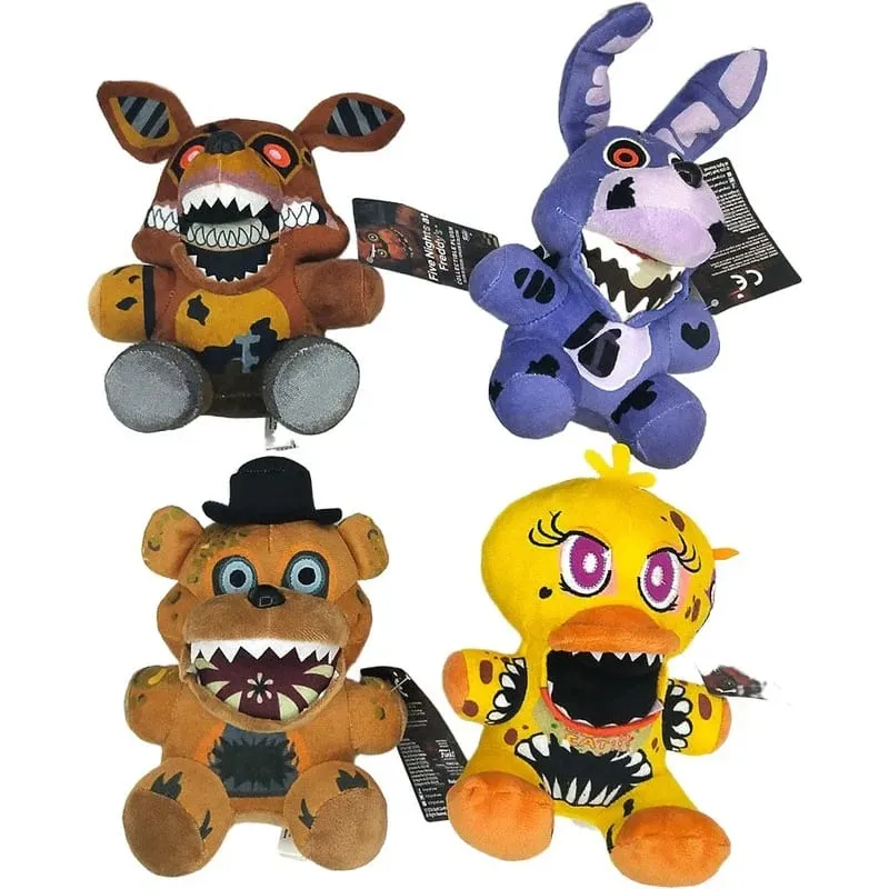 FNaf 18CM Plush Toys Bonnie Bear Foxy Cartoon Stuffed Dolls Freddy Kids Cute Game Doll Gifts — image 8