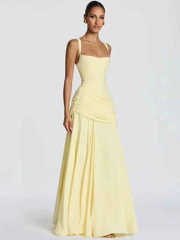 Mozision fora do ombro sem costas sexy maxi vestido feminino elegante sem alças sem mangas bodycon ruched clube festa vestidos longos femininos
