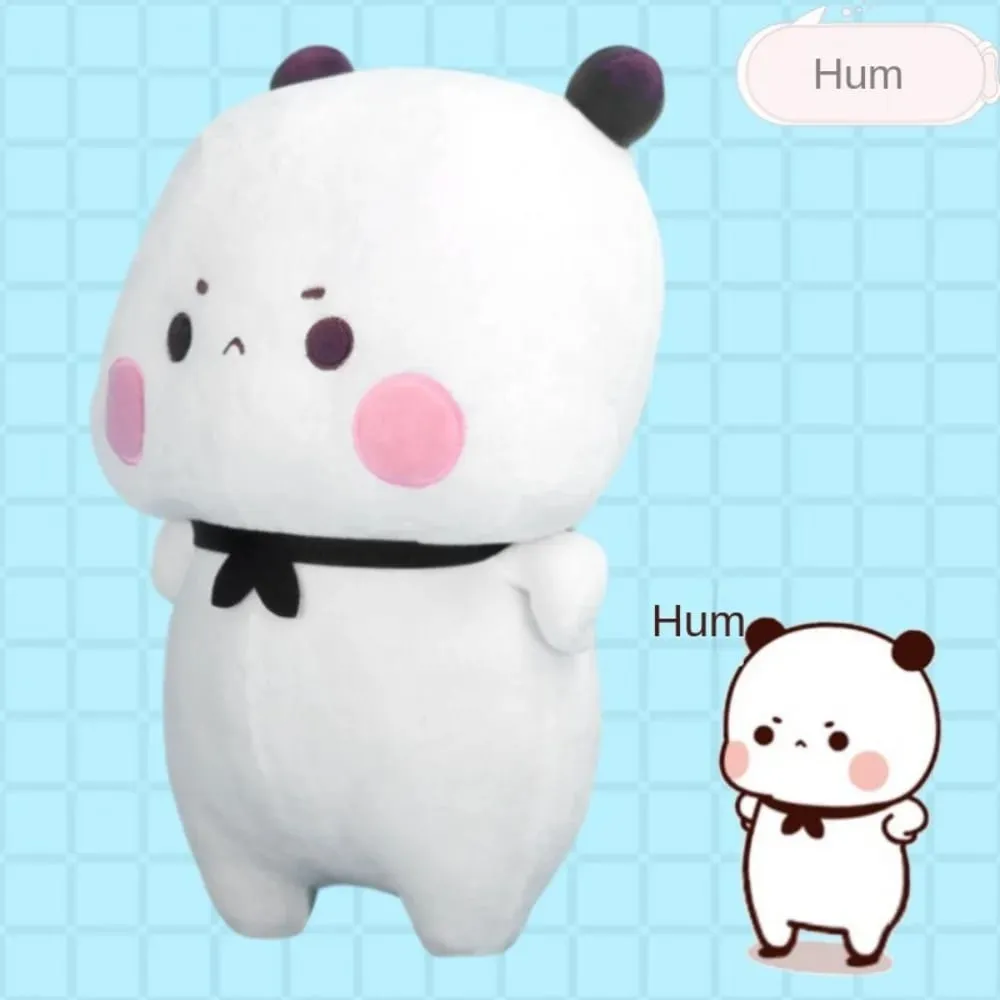 Bubu and Dudu Panda Plush Cute Cartoon Stuffed Soft Pillow Toy Wedding Handmade Ornament Panda Bear Doll Children's Day
